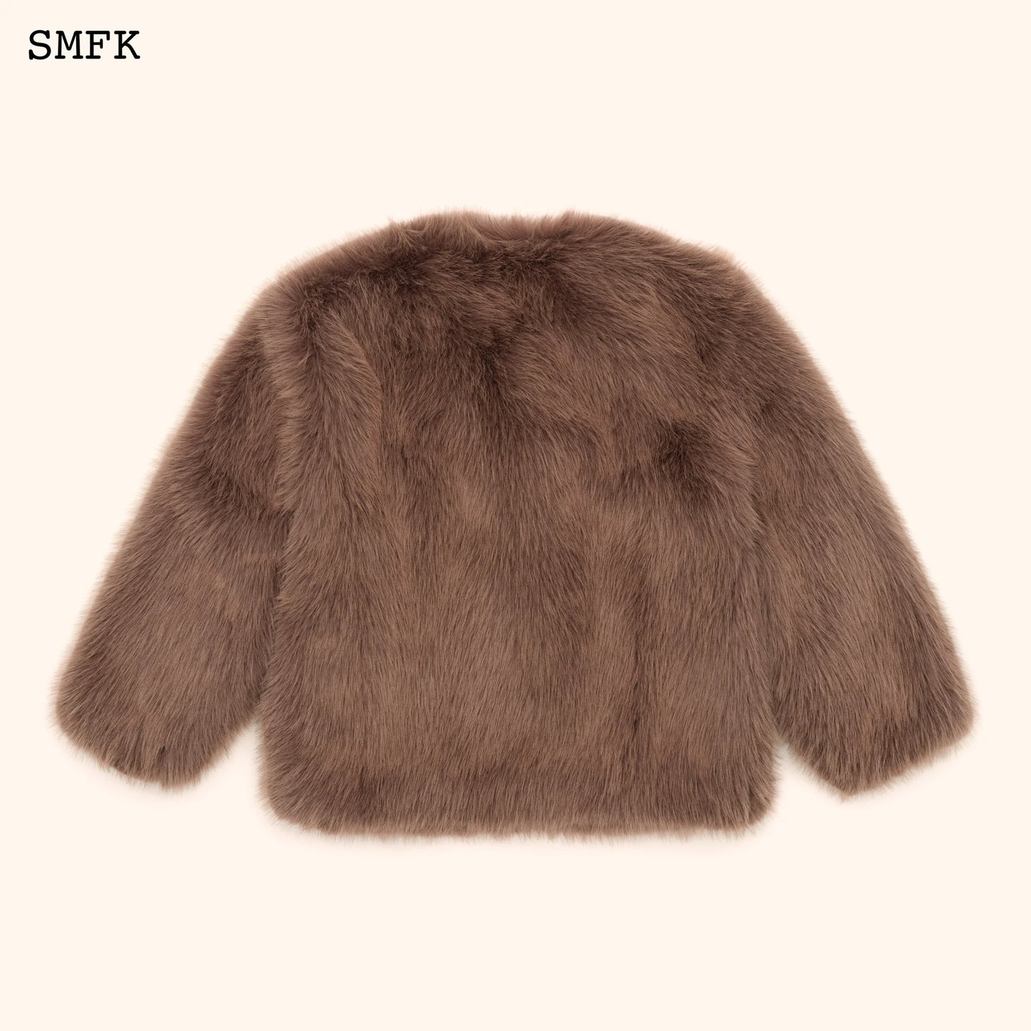 Wildworld Classic Faux Fur Jacket In Purple