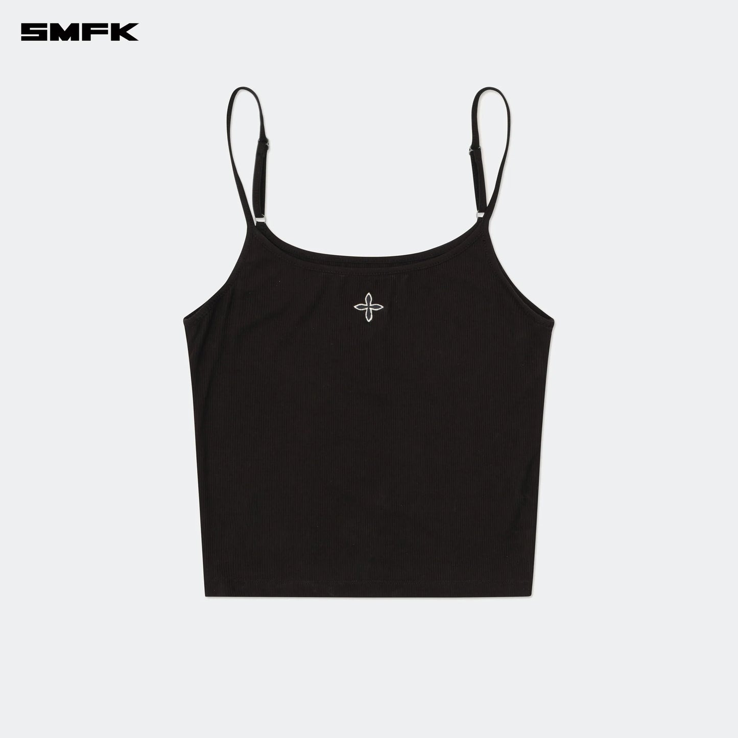 COMPASS HUG EXTRA-LONG SPORTS STRAP TOP BLACK