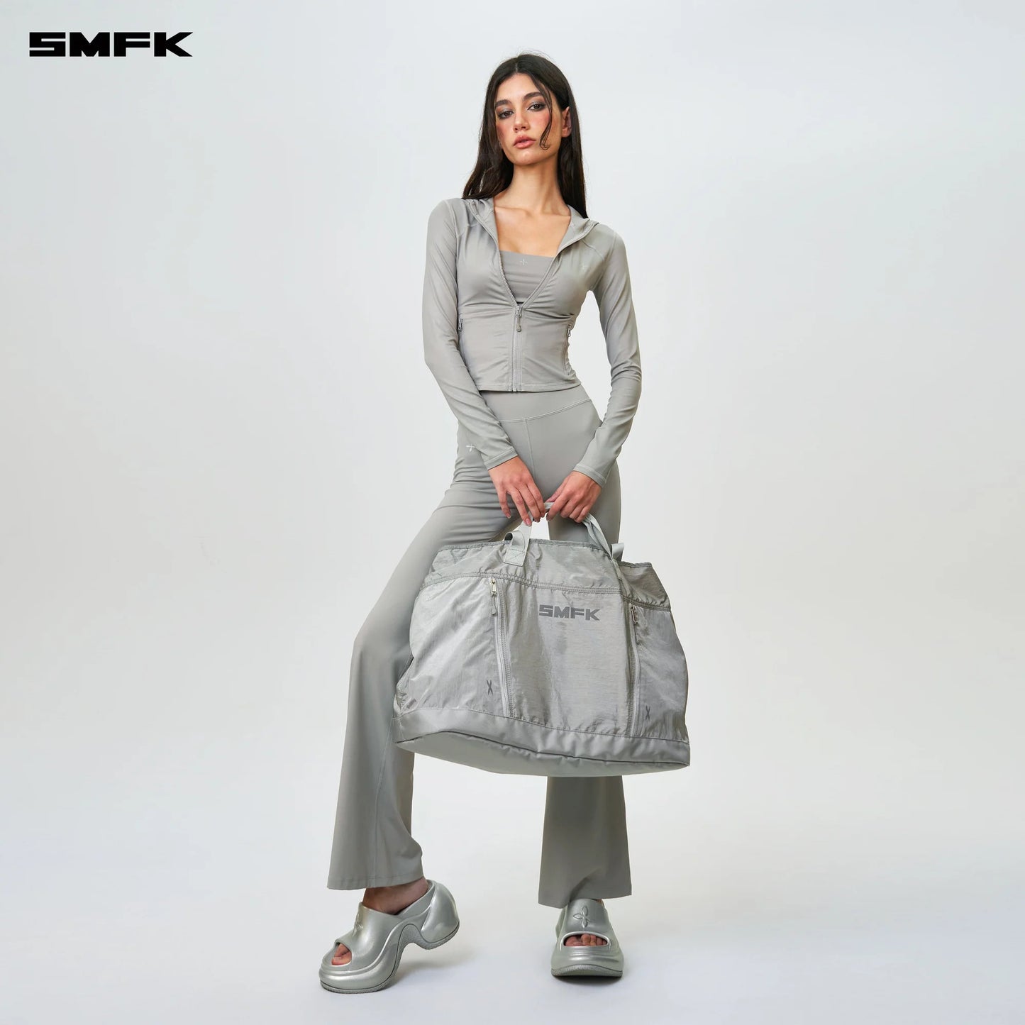 FUTURE STORM GYM SPORTS BAG SILVER (LARGE)