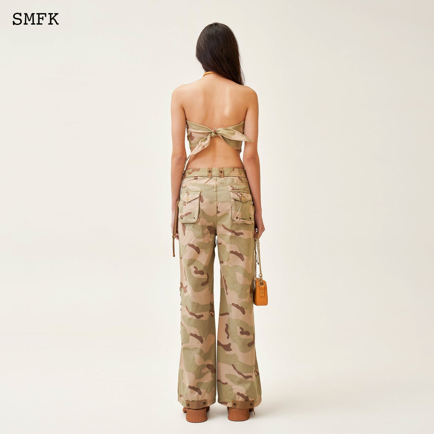 Ancient Myth Desert Camoufalge Bandeau Tube Top