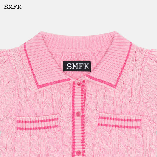 Compus Pink Checkered Polo