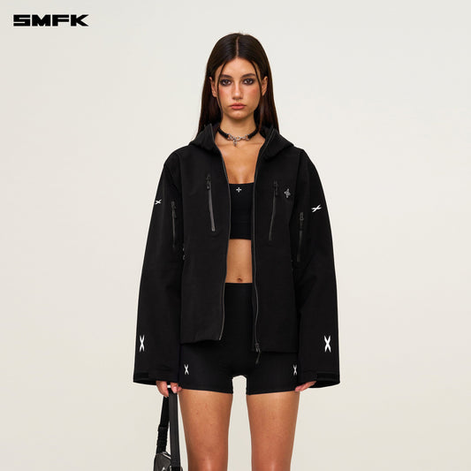 FUTURE STORM OUTDOOR FUNCTIONAL HOODIE WILDERNESS BLACK