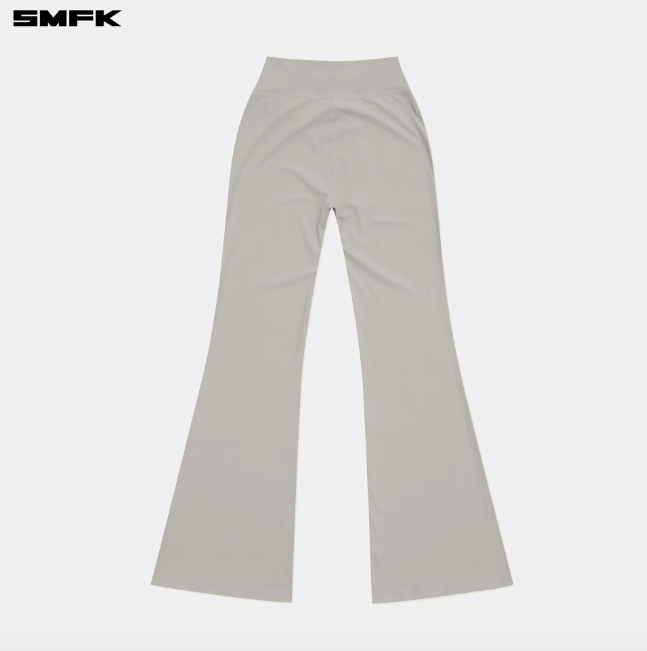 Future Wave Body Shaping Flared Pants Gray