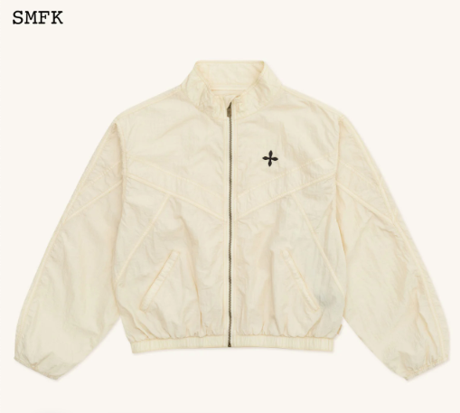 ANCIENT MYTH VIPER ALLOY LOOSE TRAINING JACKET WHITE