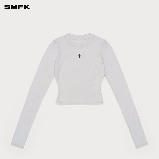 FUTURE GENETIC TECHNOLOGY ACETATE SPORTS TOP NEBULA GRAY