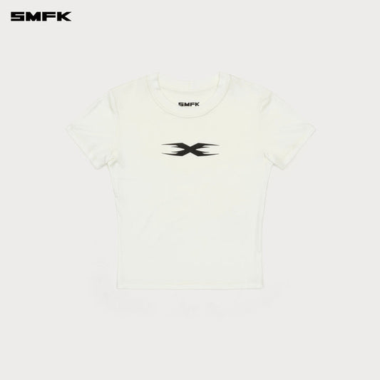 FUTURE X FUTURE RIPPLE SPORT SLIM TEE SNOW WHITE