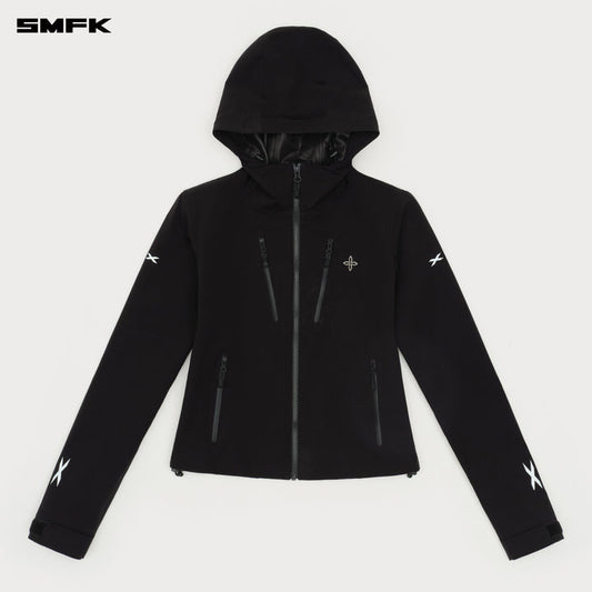 FUTURE STORM OUTDOOR FUNCTIONAL SLIM FIT HOODIE WILDERNESS BLACK