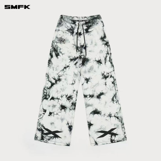 FUTURE MIRAGE TIE-DYE TRAINING PANTS MIRAGE BLACK & WHITE