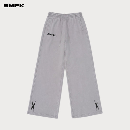 FUTURE GENETICS WIDE LEG SWEATPANTS DUSTY GRAY
