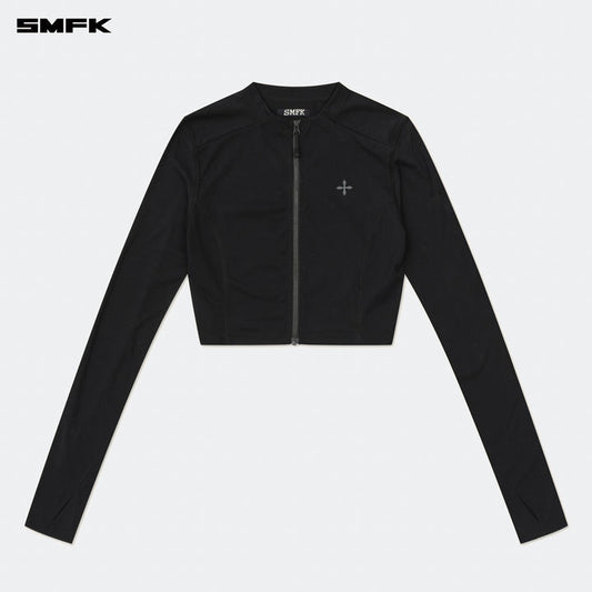 FUTURE WAVE FUTURE KINETIC BODY SHAPING SHORT JACKET WILDERNESS BLACK