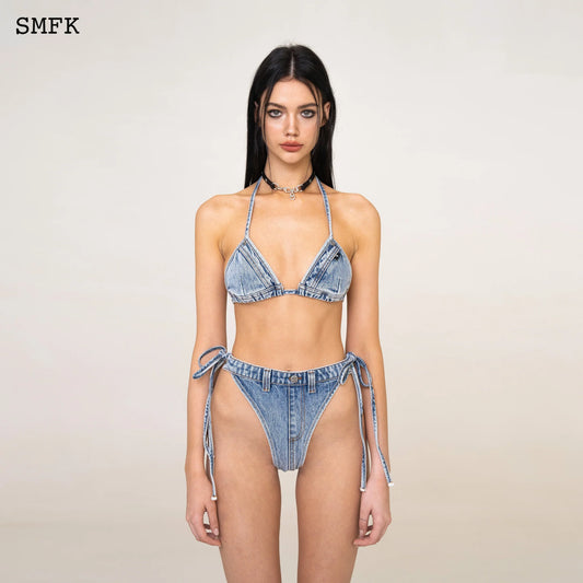 SMFK WILDWORLD ROCKSTAR DENIM BIKINI