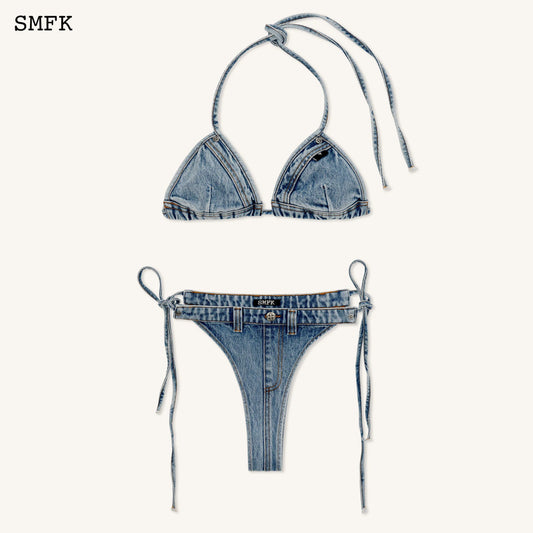 SMFK WILDWORLD ROCKSTAR DENIM BIKINI