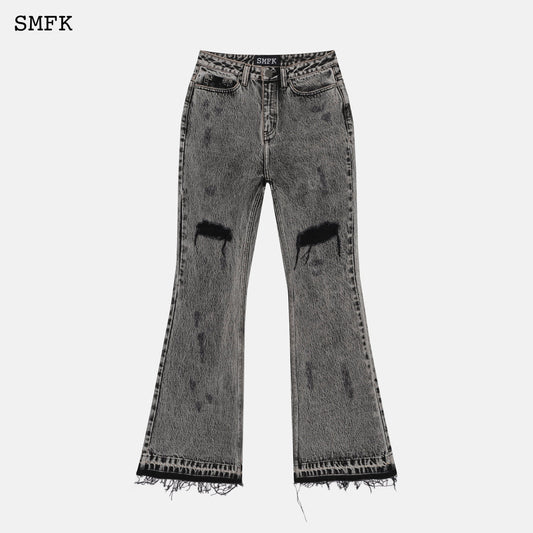 SMFK WILDERNESS WANDERING MERMAID LIGHT GREY JEANS