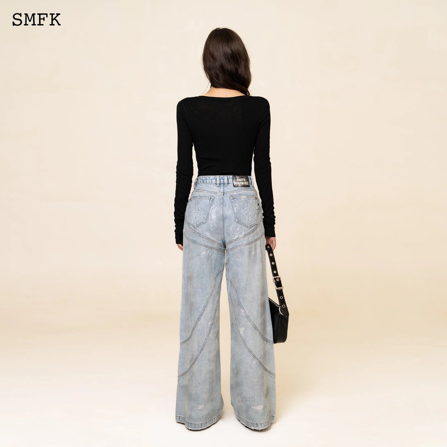 Wildworld Black Dancer Woolen Top
