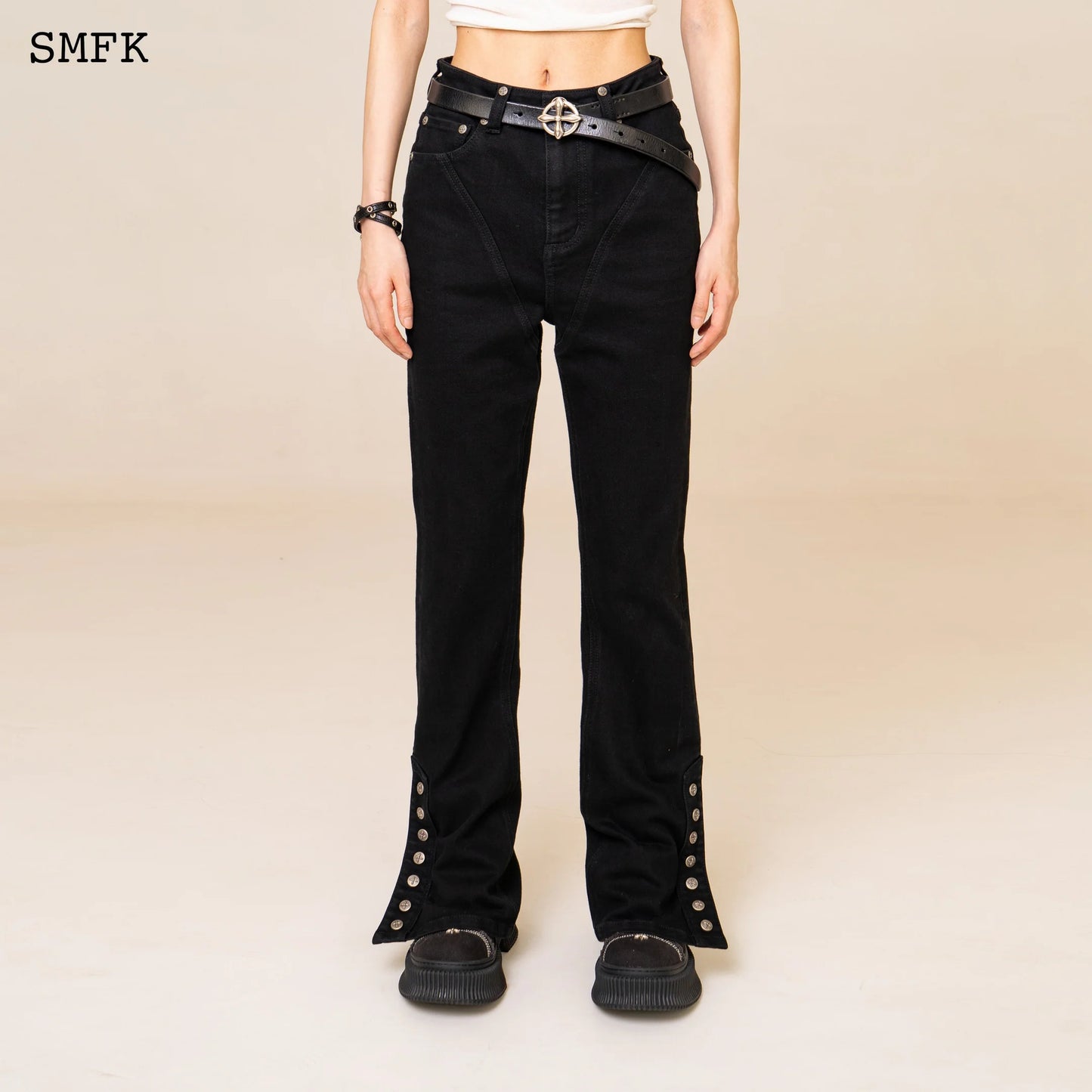 Wildworld Rider Mermaid Black Jeans