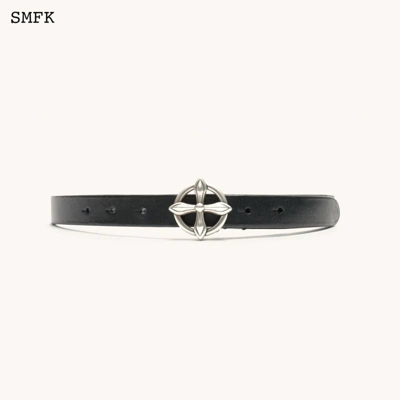 Compass Handmade Black Belt