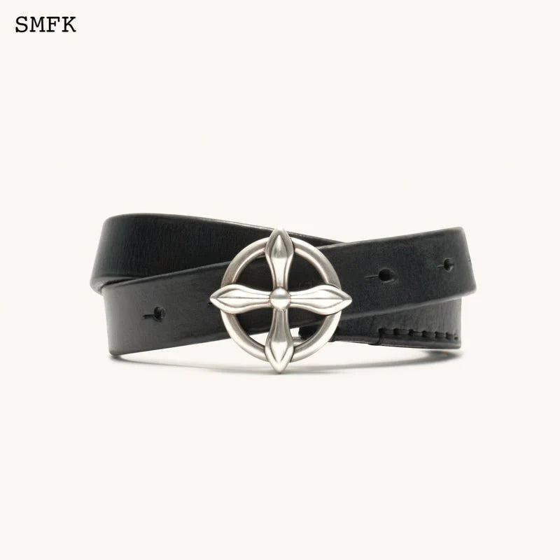 Compass Handmade Black Belt
