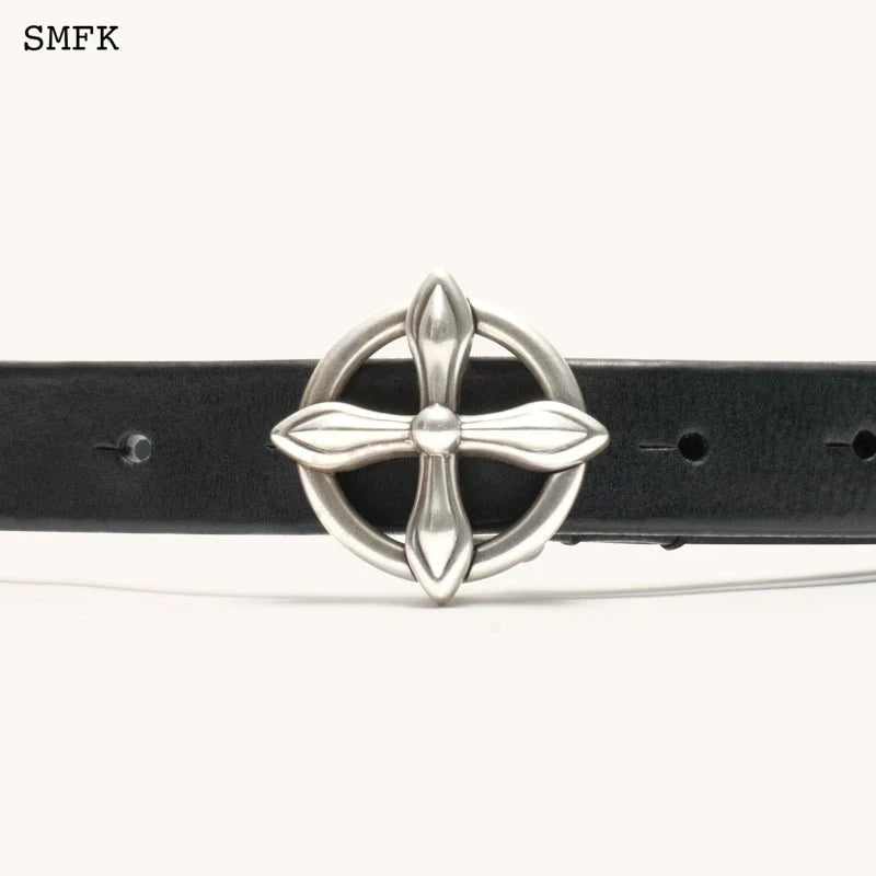 Compass Handmade Black Belt