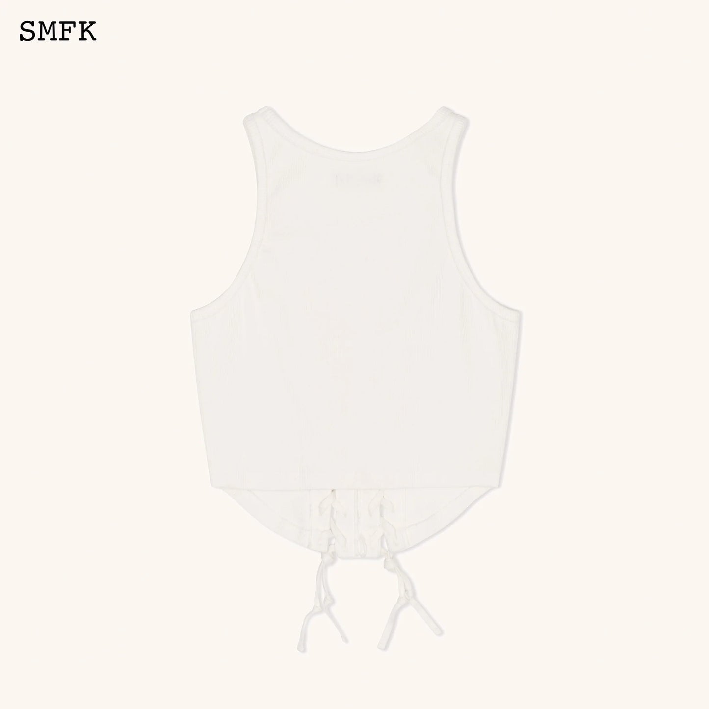 Compass Baseball Deconstruct Vest Top In White