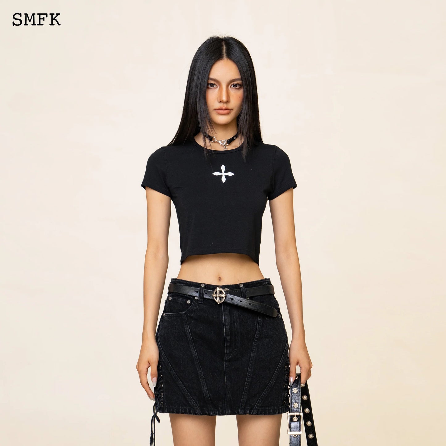 Compass Cross Sport Tights Tee In Black