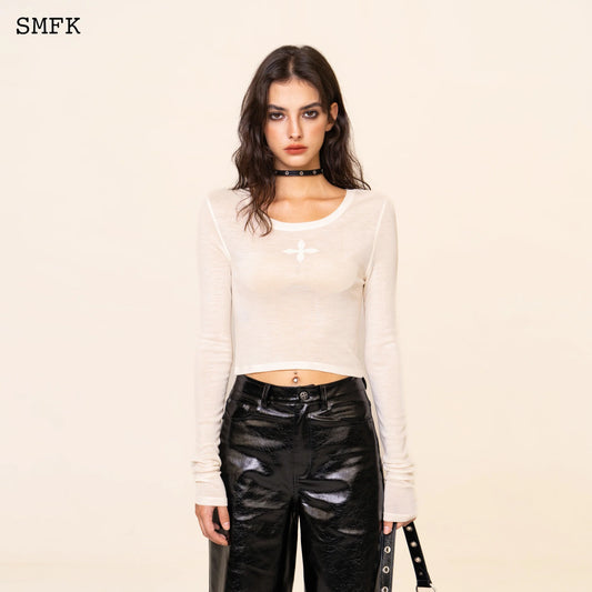 Wildworld White Dancer Woolen Top