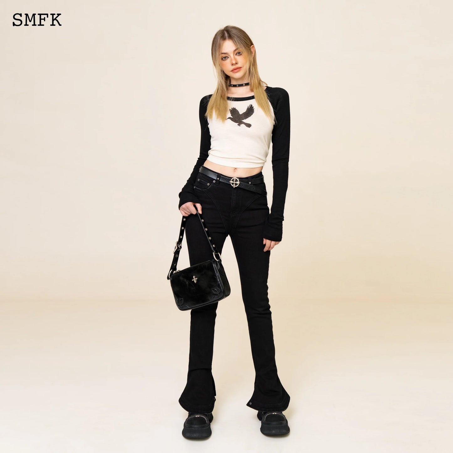 Wildworld Panda Woolen Top