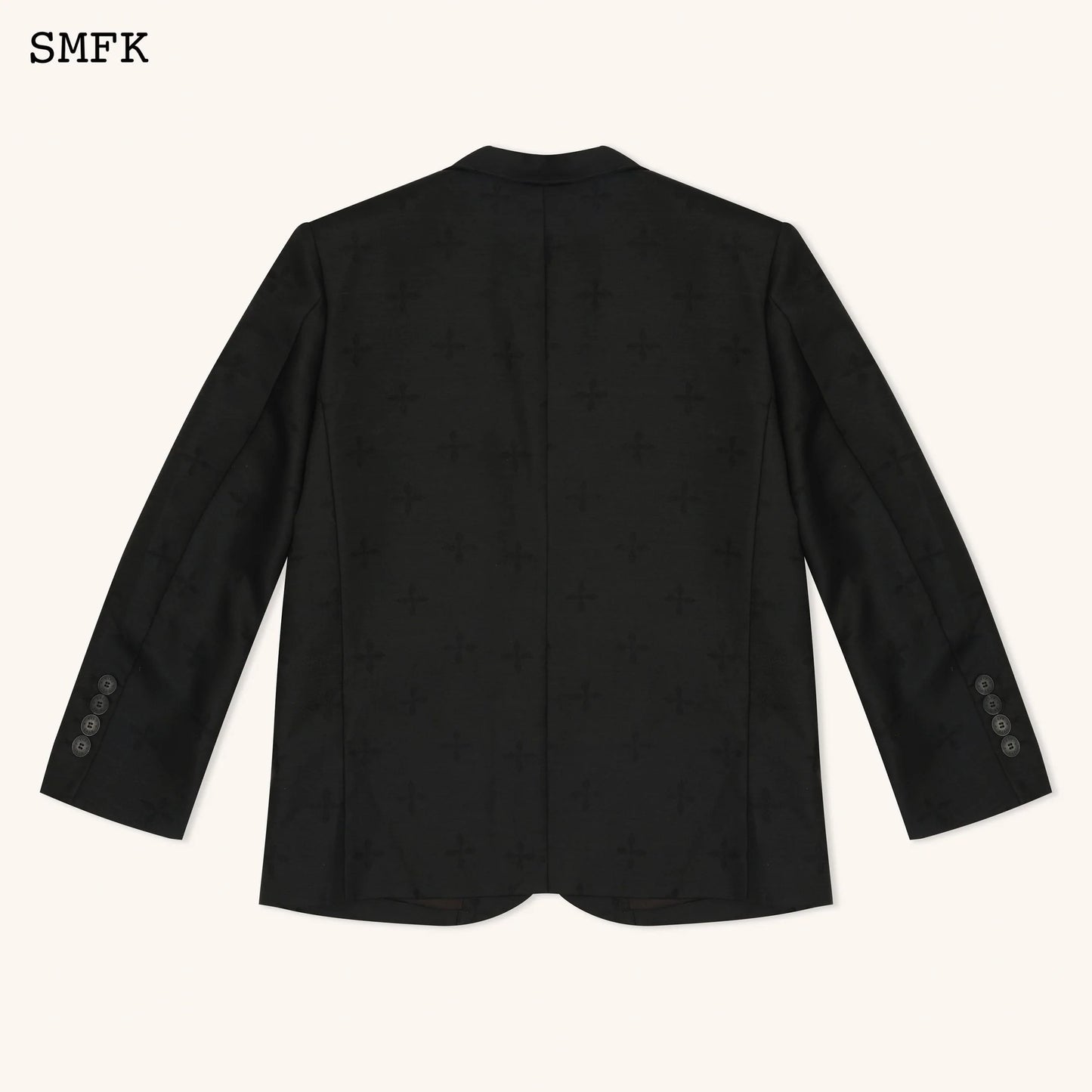 Garden Black Woolen Oversize Suit