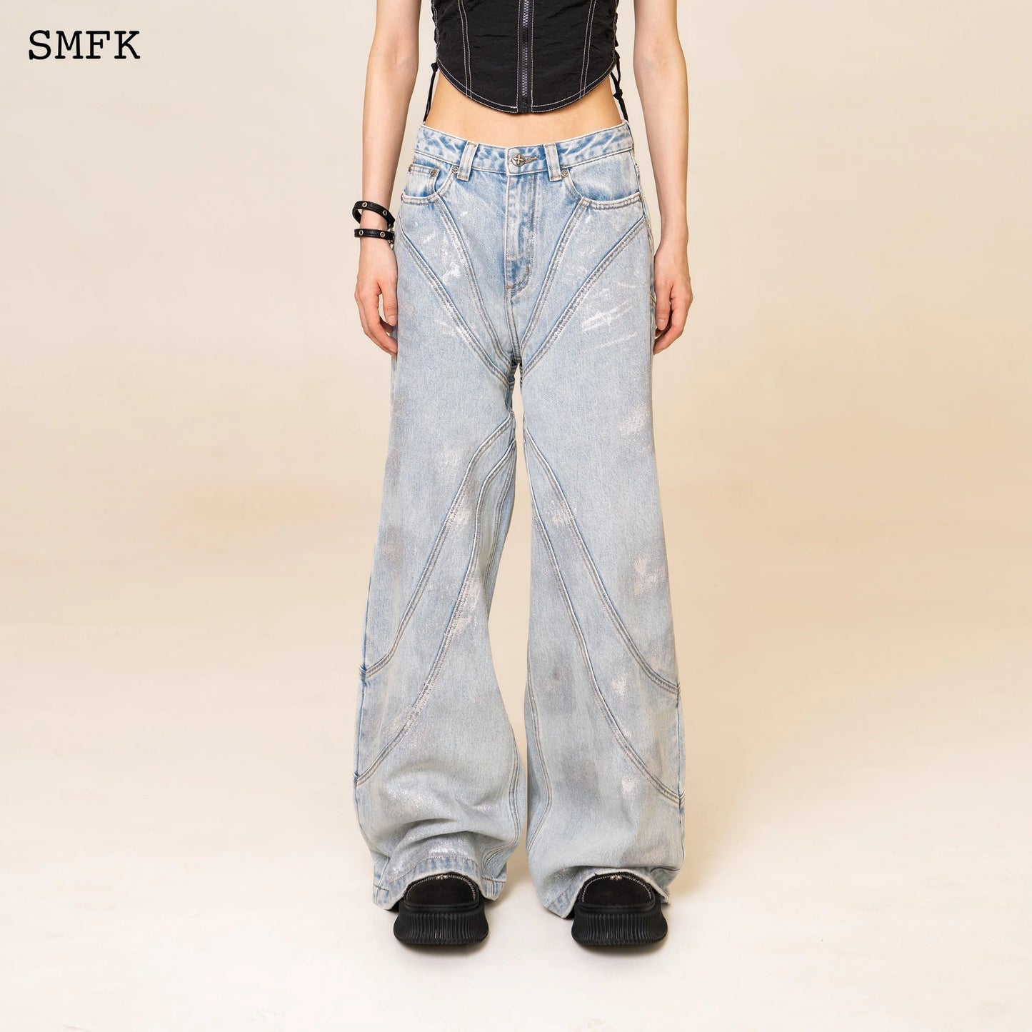 Wildworld Pheonix Loose Jeans Ocean Blue