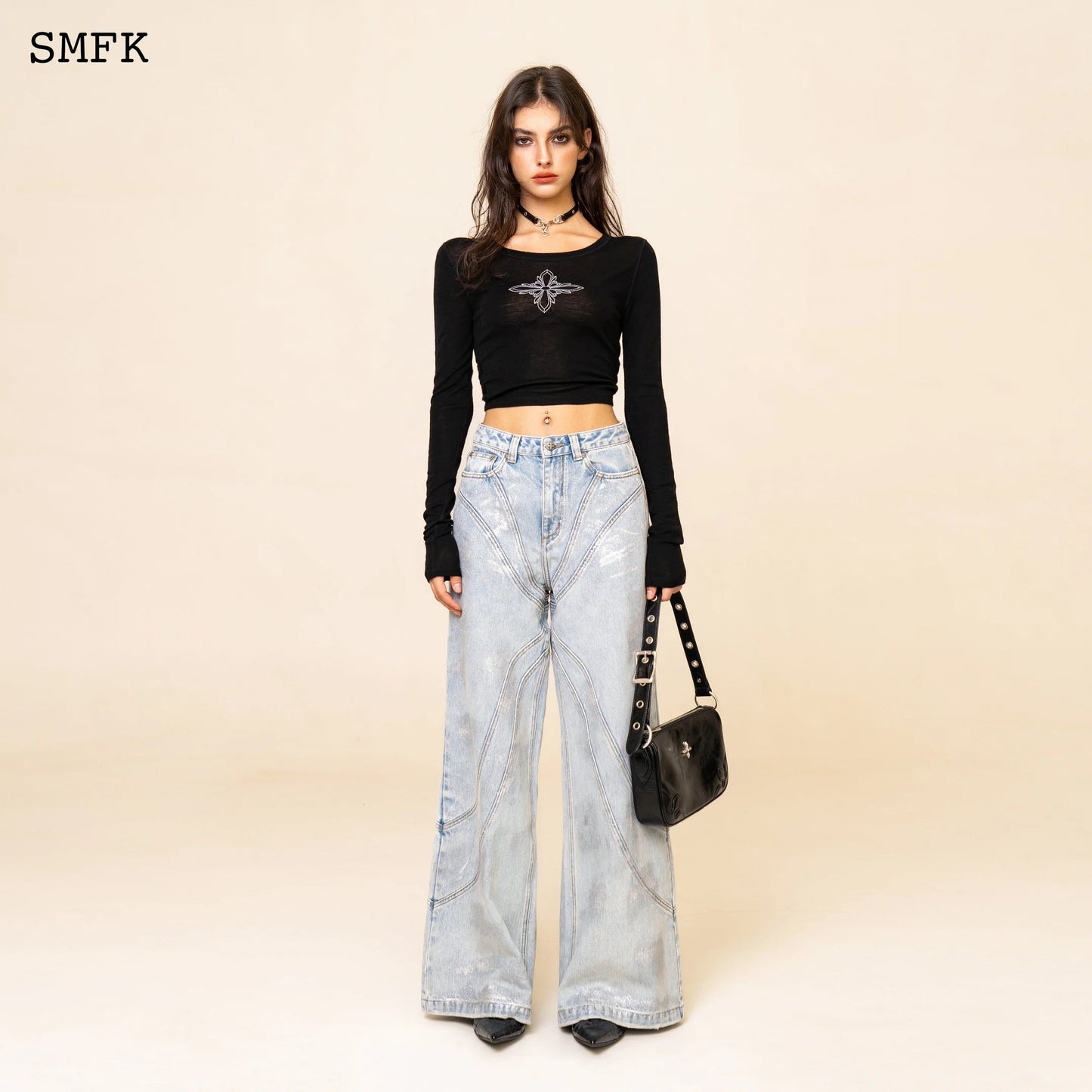 Wildworld Pheonix Loose Jeans Ocean Blue