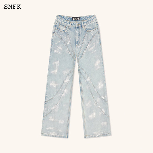 Wildworld Pheonix Loose Jeans Ocean Blue