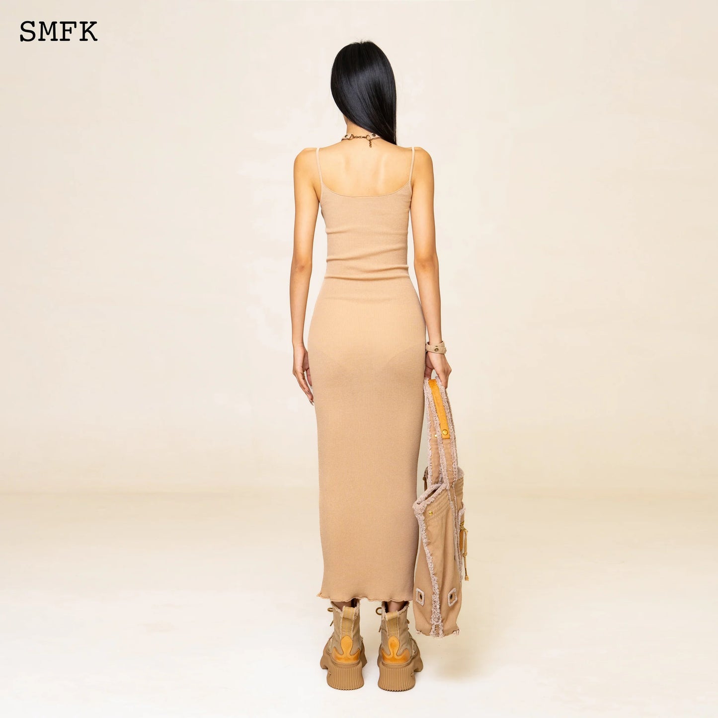 Wildworld Mermaid Knitted Silk Brace Dress