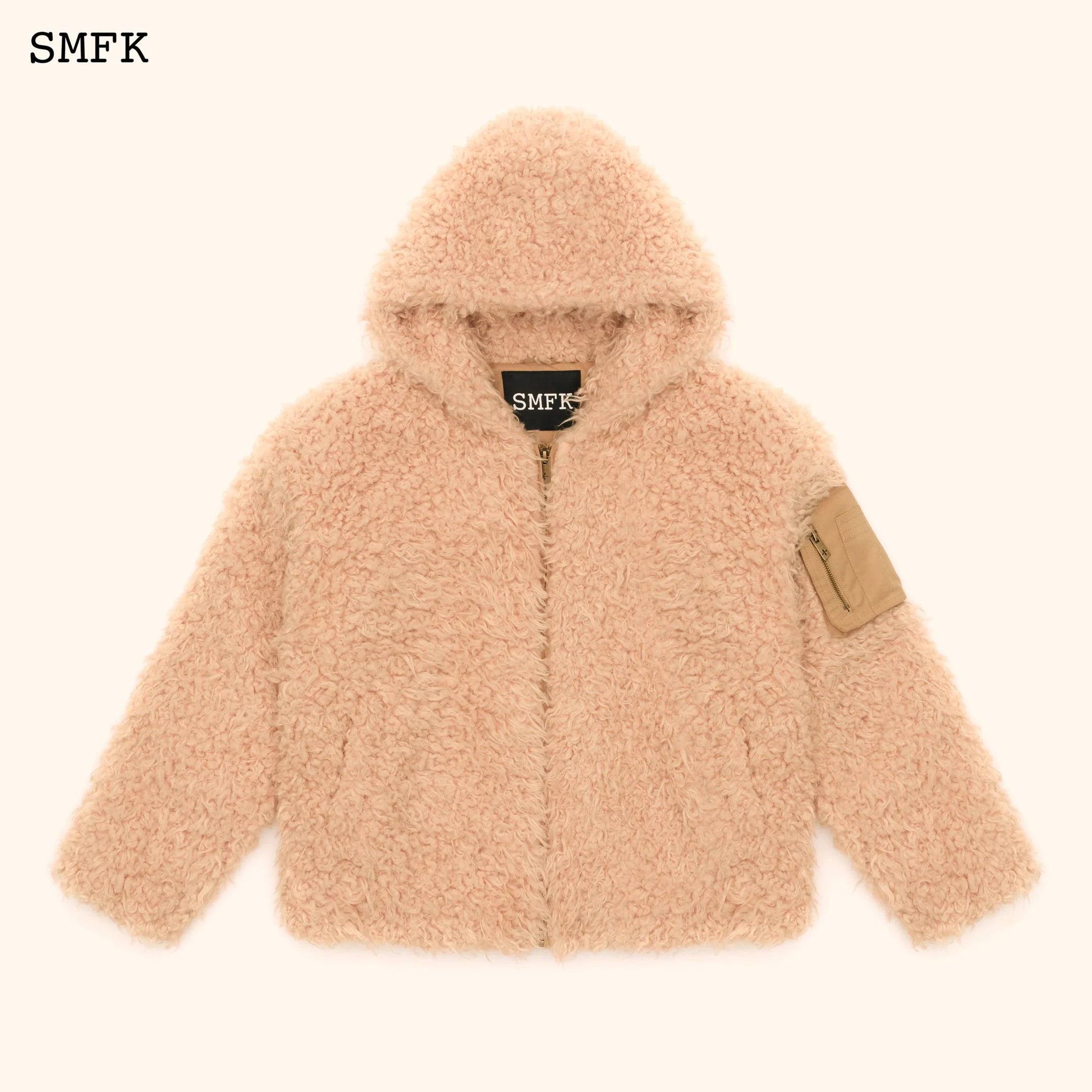 Wildworld Adventure Outdoor Faux Fur Hoodie In Cream – MOMENTCLOTHING