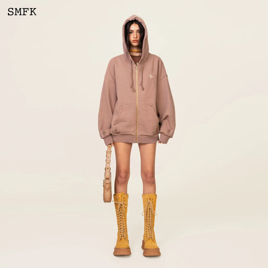 Compass Classic Cross Hoodie Nude Jacket