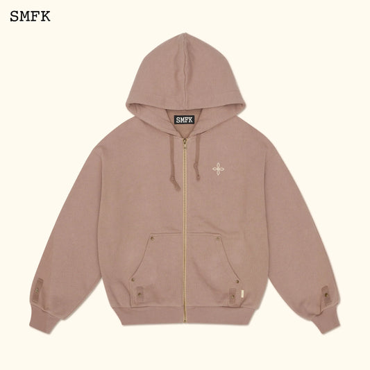 Compass Classic Cross Hoodie Nude Jacket