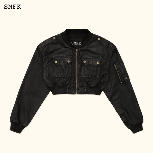 Ancient Myth Black Panther Pilot Jacket