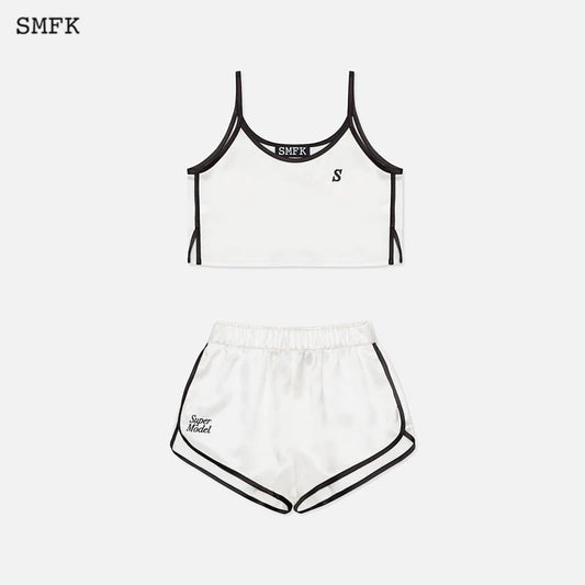 SMFK RETRO SPORTS PAJAMAS SET WHITE