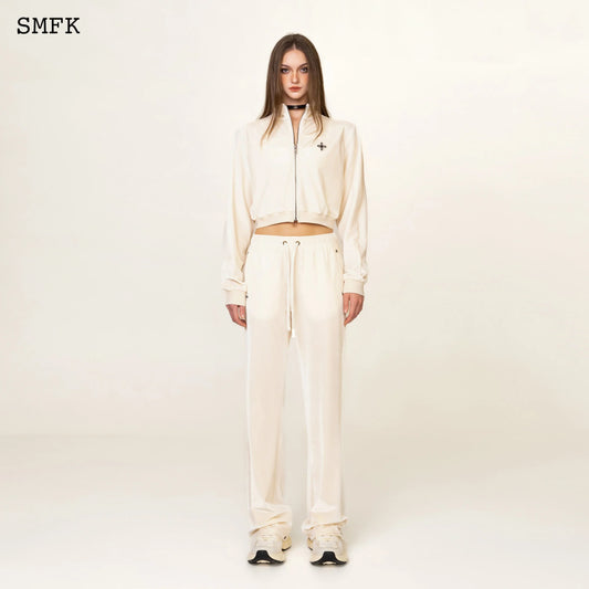 SMFK COMPASS ROVE TRAINING PANTS WHITE VELVET