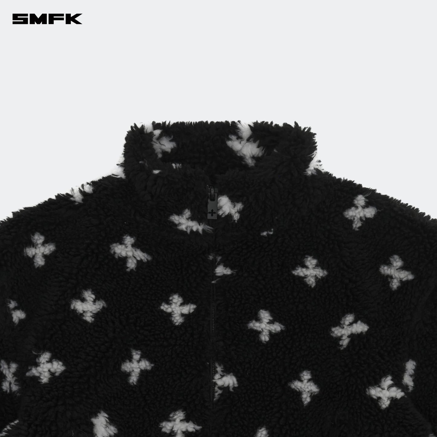 SMFK COMPASS BLACK GARDEN OUTDOOR FURRY JACKET