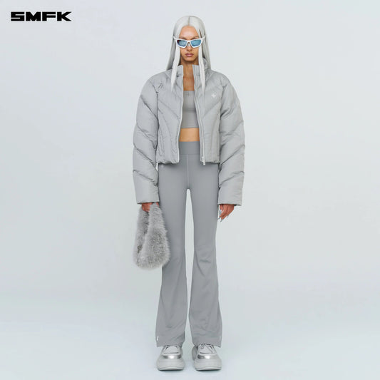 SMFK FUTURE STORM DOWN PUFF JACKET IN GRAY