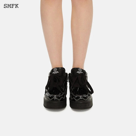 SMFK BLACK BALLOON SKATE SHOES