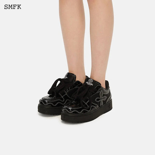SMFK BLACK BALLOON SKATE SHOES