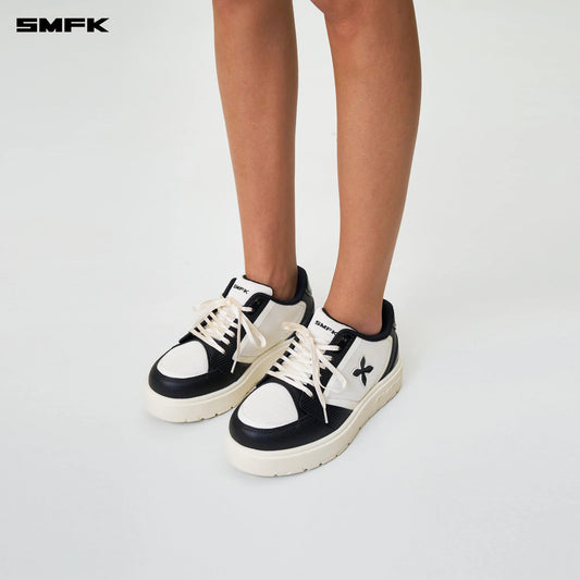 SMFK FUTURE RIPPLE GYM LOW-CUT FITNESS SHOES BLACK AND WHITE