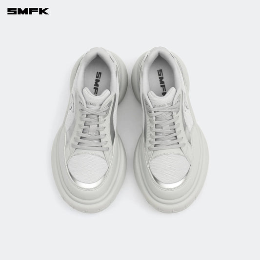 SMFK FUTURE RIPPLE THICK-SOLED SNEAKER IN GRAY