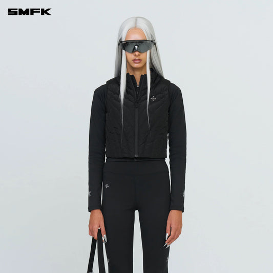 SMFK FUTURE STORM PUFF VEST JACKET BLACK