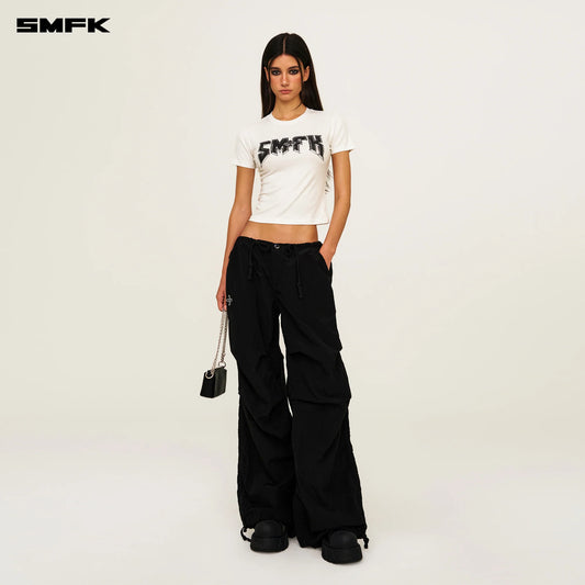 SMFK COMPASS METAL ROCK SLIM-FIT TEE WHITE