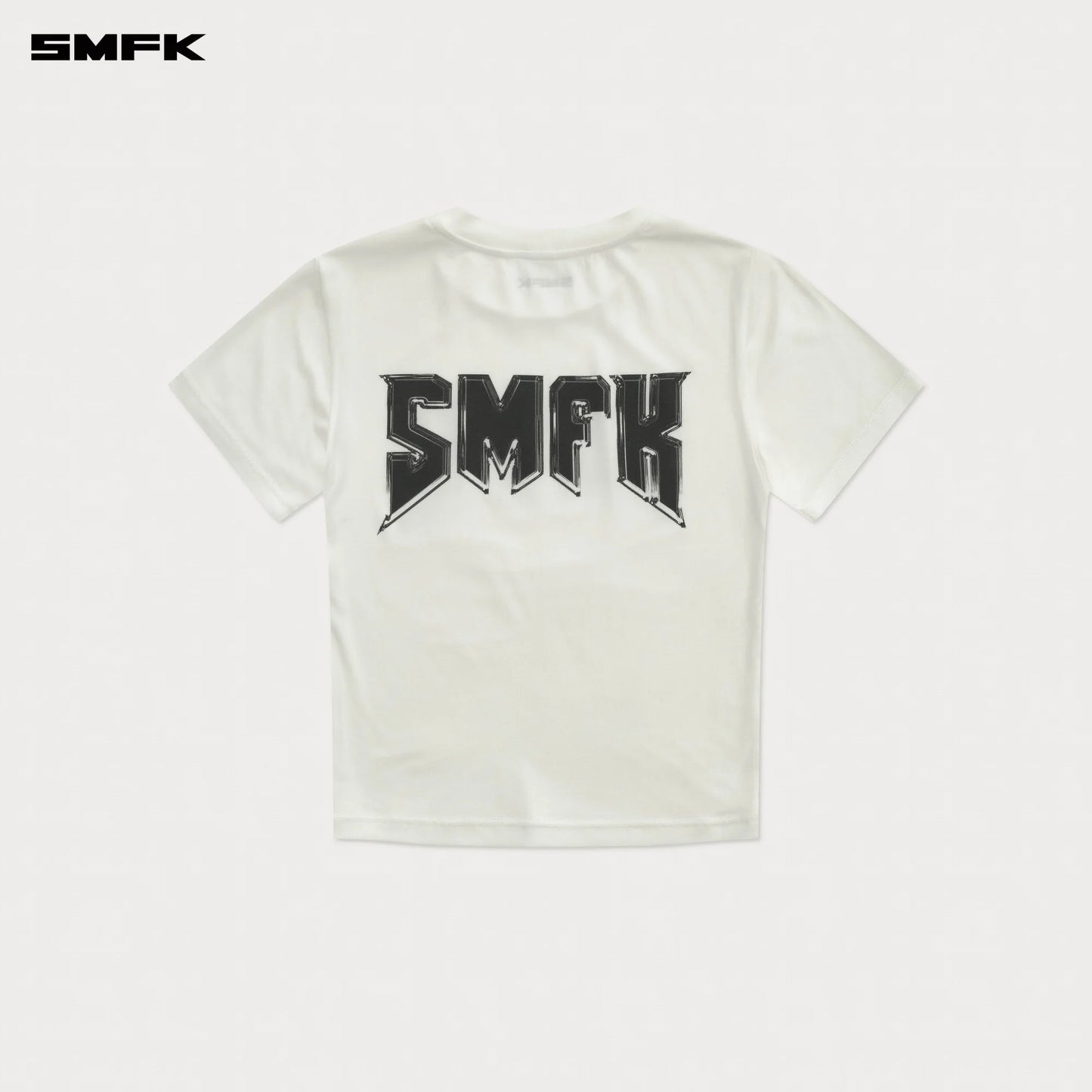 SMFK COMPASS METAL ROCK SLIM-FIT TEE WHITE