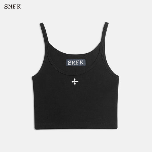 COMPASS RETRO SPORTS UNDERSHIRT BLACK