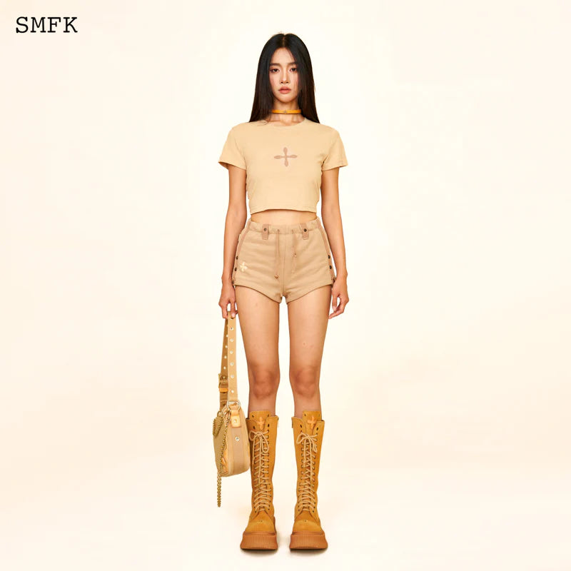 Wildworld Adventure Camping Shorts In Wheat