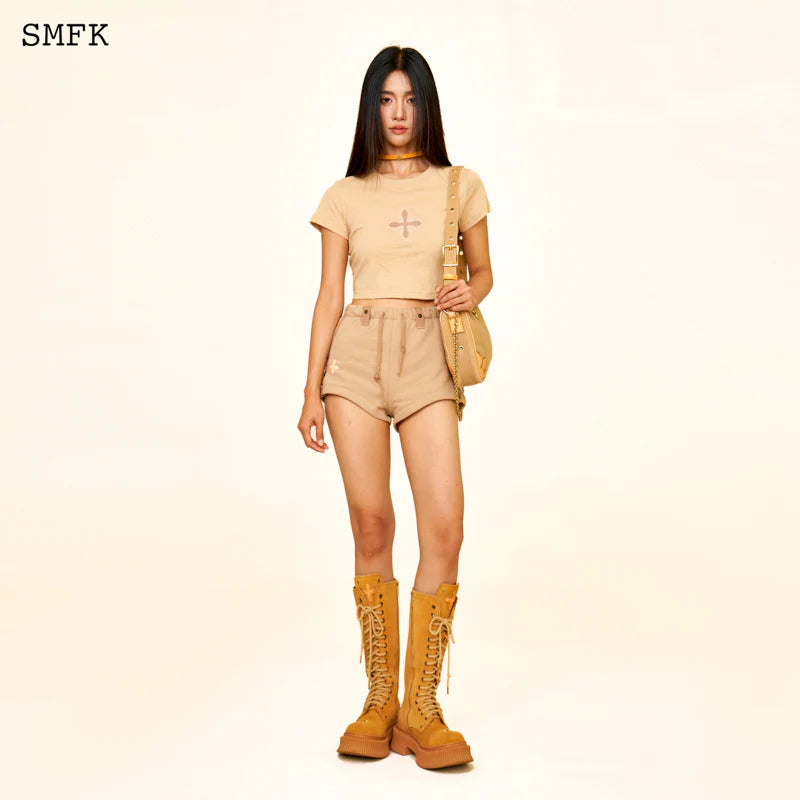 Wildworld Adventure Camping Shorts In Wheat