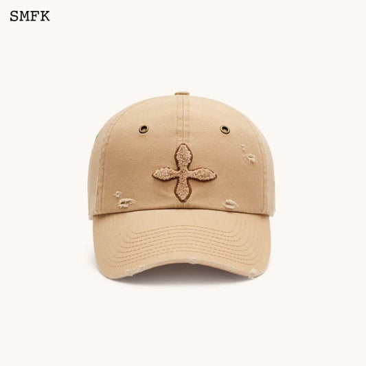 Compass Cross Desert Latte Paratrooper Cap